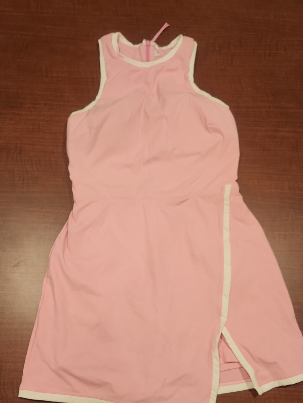 All In Motion Pink Sleeveless Athletic Dress with Contrast Trim